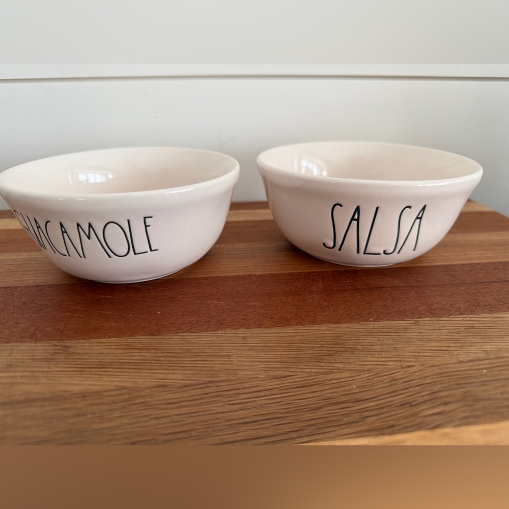 Rae Dunn Guacamole and Salsa bowls